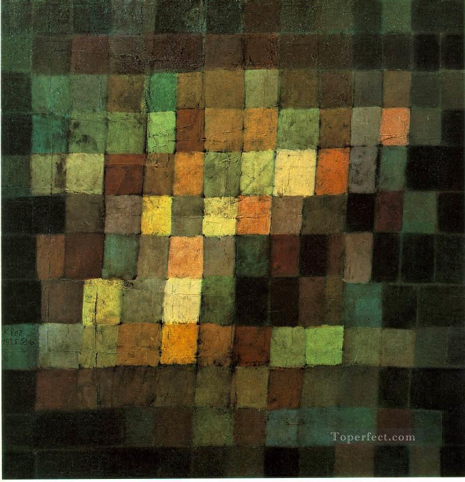黒の古代サウンド抽象 1925 表現主義バウハウス シュルレアリスム パウル クレー油絵
